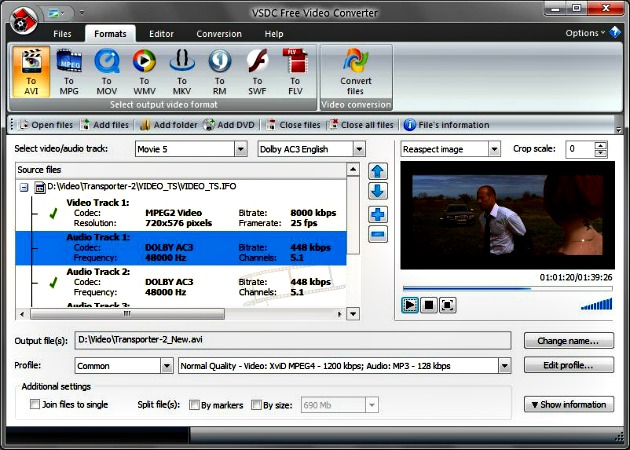 VSDC Free Video Converter, completo editor y conversor de vídeo gratuito