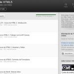 Vídeo curso de HTML5 gratuito y en español