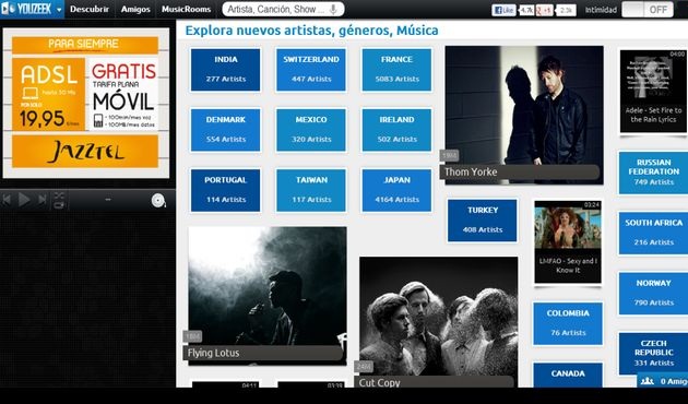 YouZeek, una excelente plataforma para escuchar música online y hacer amigos