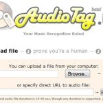 AudioTag, aplicación web gratuita para reconocer temas musicales