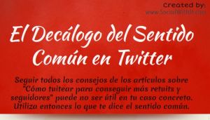 El Decálogo del Sentido Común en Twitter