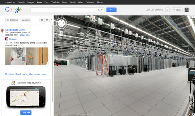 Un paseo virtual por los Data Centers de Google con Street View