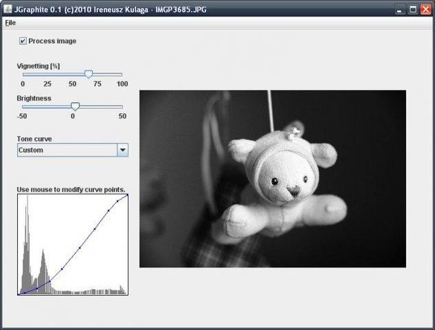 JGraphite, software gratuito para convertir tus fotos a distintos tonos en blanco y negro