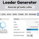 Loader Generator, generador online de gifs de precarga
