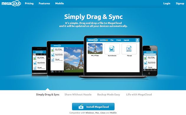 MegaCloud, una plataforma de almacenamiento en la nube que te regala 16 Gb