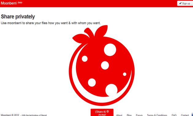 Moonberri: comparte rápidamente fotos, vídeos, documentos y archivos con tus amigos