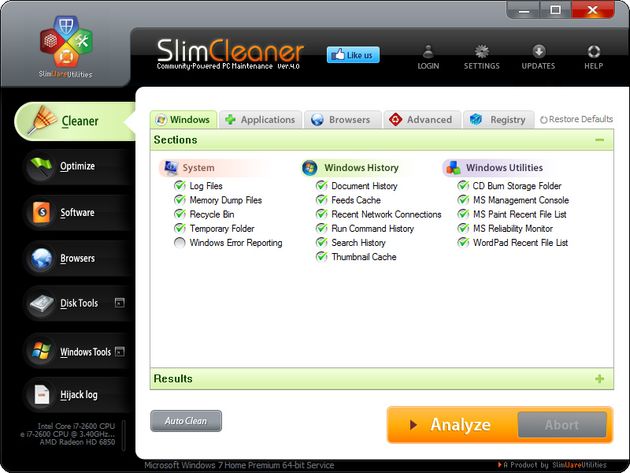 SlimCleaner, limpia completamente tu PC y gana estabilidad y rapidez con esta herramienta gratuita