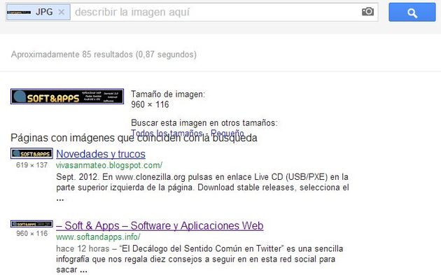 Src-img, práctico bookmarklet para buscar rápidamente otras fuentes de una imagen en Google