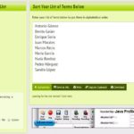 The Alphabetizer: una curiosa aplicación web para ordenar todo tipo de listas