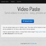 VideoPaste, una solución para compartir rápidamente vídeos pequeños