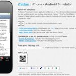 iTabbar, un simulador online de iPhone y Android para comprobar como se muestra tu sitio