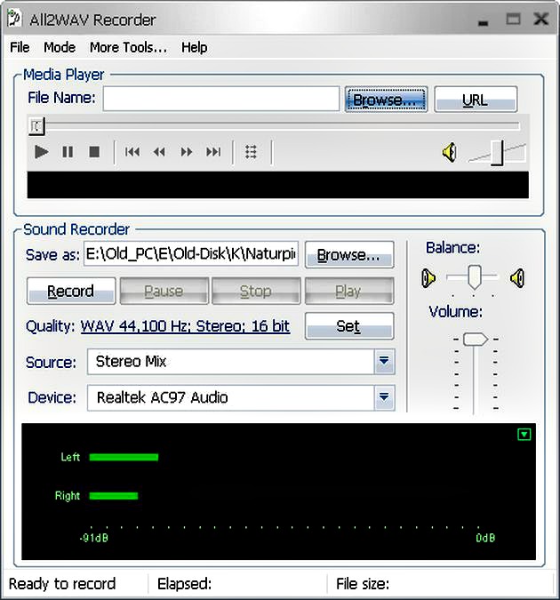 All2WAV Recorder, graba cualquier sonido de tu PC con este software gratuito