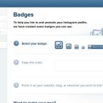 Ahora también podemos usar badges para promocionar nuestro perfil web de Instagram