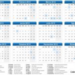 Calendario 2013 para descargar en formato PDF y JPG
