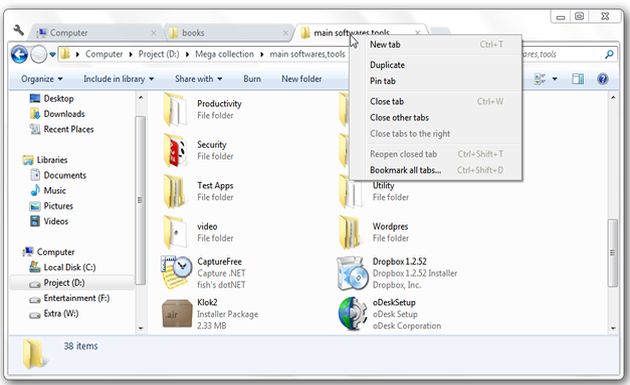 Clover 2, agrega pestañas al explorador de Windows con esta aplicación gratuita