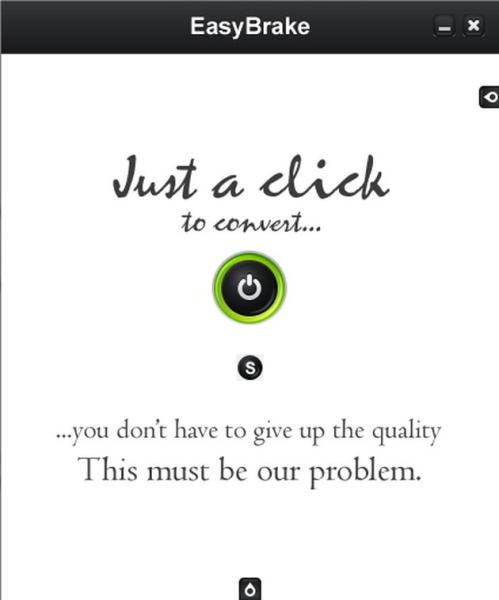 EasyBrake, un sólo clic para convertir vídeos a otros formatos