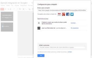 Embeber documentos en Google+