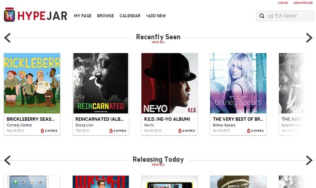 Hypejar, red social a lo "Pinterest" para descubrir y compartir próximos lanzamientos