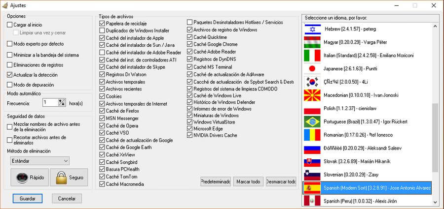 KCleaner - limpiar y optimizar PC