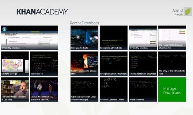 Khan Academy, el gran directorio de vídeos educativos ya puede instalarse como una aplicación de Windows 8