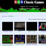 RGB Classic Games, portal para nostálgicos con los juegos clásicos de DOS para jugar online