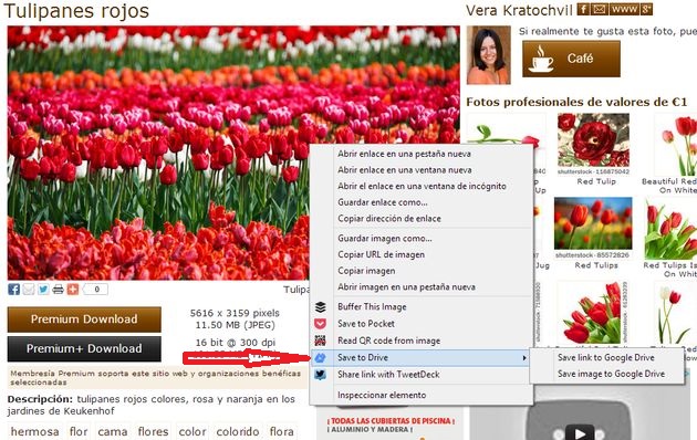 Save to Drive: extensión Chrome para enviar enlaces, imágenes, audios HTML5 y vídeos HTML5 a Google Drive