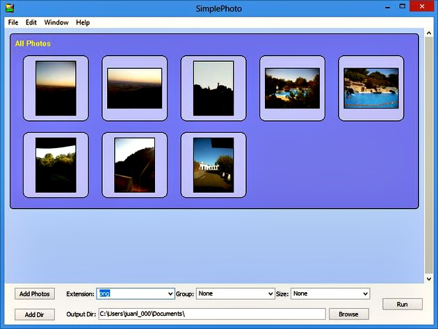 SimplePhoto, una aplicación gratuita para procesar lotes de imágenes rápidamente en Windows o Mac