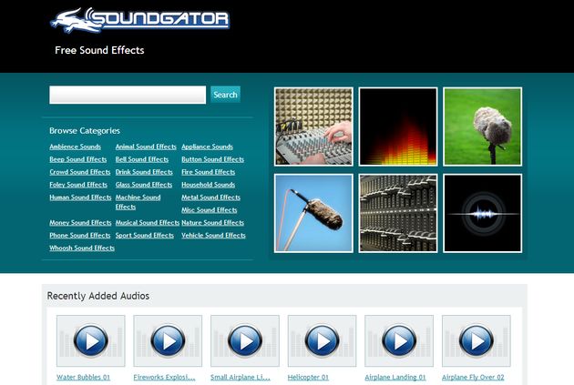 Soundgator, una gran colección de efectos de sonido gratuitos para descargar