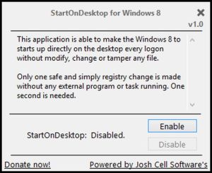 StartOnDesktop