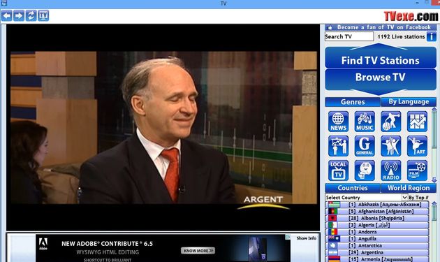 TVexe, más de 1100 canales de televisión de todo el mundo para ver online