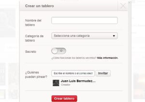 Tablero secreto en Pinterest