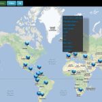 Tworldy, un mapa del mundo para conocer las tendencias de Twitter por país y ciudad