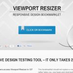 Viewport Resizer, bookmarklets personalizados para testear sitios bajo distintas resoluciones
