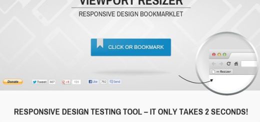 Viewport Resizer, bookmarklets personalizados para testear sitios bajo distintas resoluciones