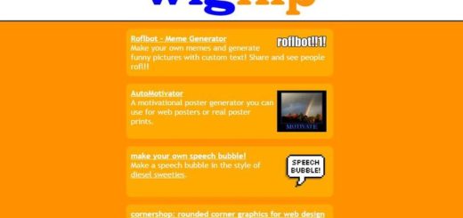 12 aplicaciones web para crear imágenes divertidas con Wigflip