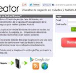 Android Creator: crea gratis la app Android de tu sitio, negocio o empresa sin necesidad de programar