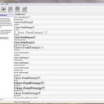 FontFrenzy, completo instalador y gestor gratuito de fuentes de texto para Windows