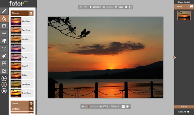 Fotor, extraordinario y completo editor de imágenes en línea y gratuito