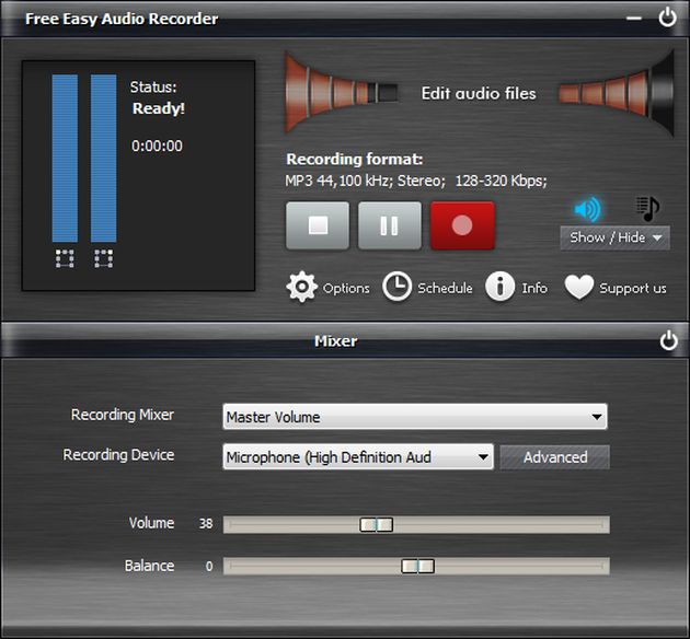 Free Easy Audio Recorder, uno de los mejores grabadores de audio para Windows