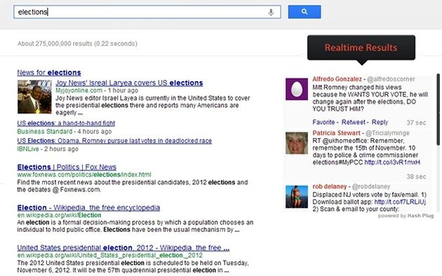 HashPlug, añade resultados de Twitter a las búsquedas en Google con esta extensión para Chrome