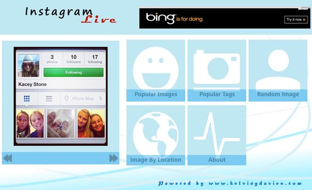Instagram Live, visualizador gratuito para las fotos de Instagram en Windows 8