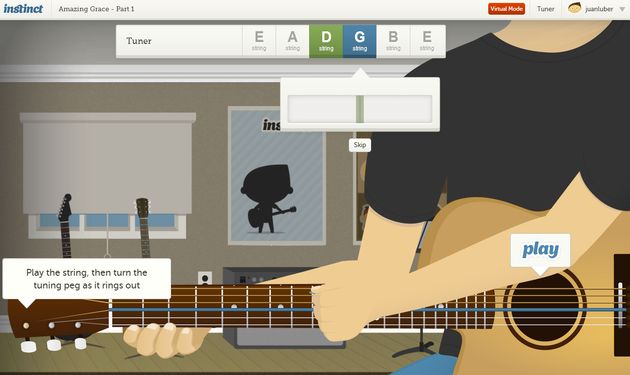 Instinct, aprende a tocar tu guitarra con ayuda de un micrófono y este curso online