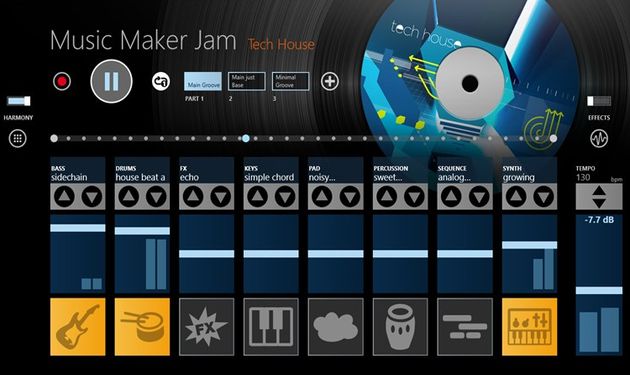 Music Maker Jam, diviértete creando música con esta aplicación gratuita para Windows 8