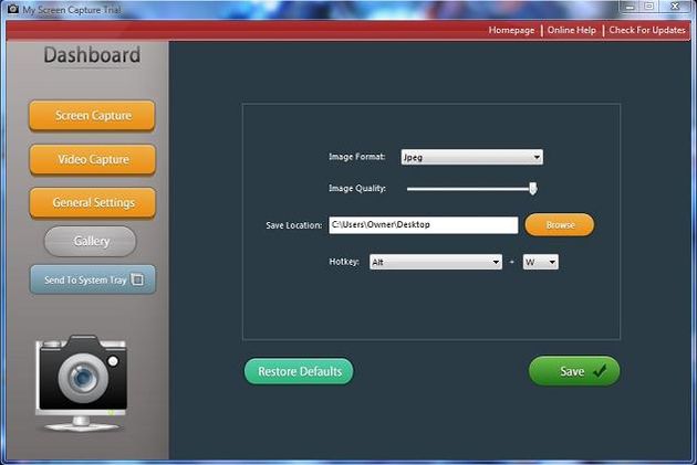 My Screen Capture, software gratis para capturar la pantalla o grabarla en vídeo