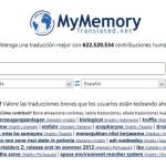MyMemory, un traductor online más perfecto gracias a más de 622.500.000 contribuciones humanas