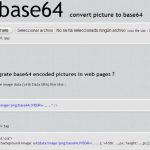 Picbase64, convierte imágenes a Base64 para insertar en tus sitios
