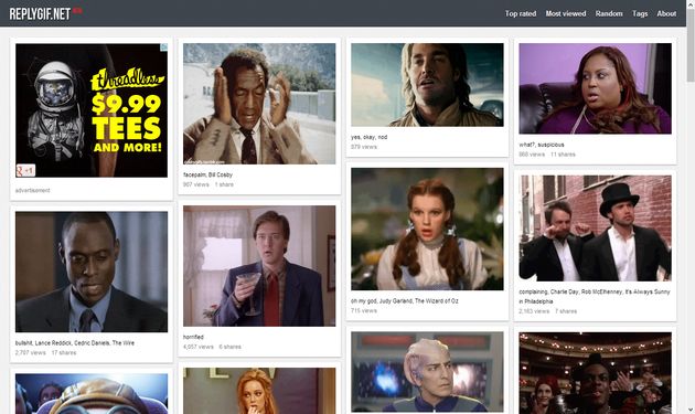 Replygif, un sitio con cientos de divertidos gifs animados para enviar y compartir