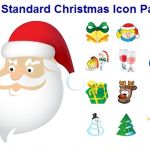 Standard Christmas Icon Pack 2012, un pack con iconos variados de motivos navideños