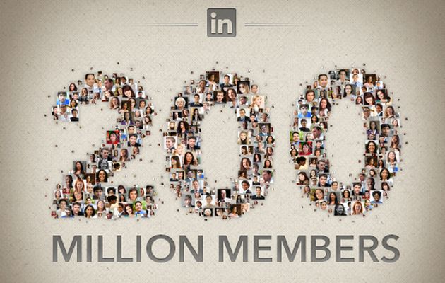 LinkedIn alcanza 200 millones de usuarios y lo conmemora con una infografía