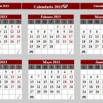 Calendario 2013 para imprimir completo o por meses